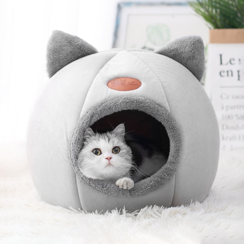 Comfy Cat Bed w/ Cat Ears